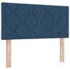 vidaXL Boxspringbed met matras Blauw 200 x 100 cm Polyester