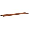 vidaXL Raamsokkel Bruin Hout 120 x 30 x 4,5 cm PVC