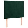 vidaXL Hoofdbord donkergroen 80x5x118/128 cm fluweel
