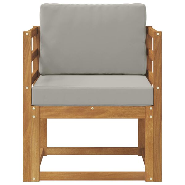 vidaXL Tuinbank Massief Acaciahout en Polyester