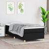 vidaXL Boxspring bed 90x200 cm stof zwart