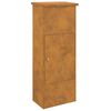 vidaXL Pakket inwerp box Roestig 44,5 x 29 x 110,5 cm Cortenstaal