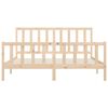 vidaXL Bedframe massief hout 200x200 cm