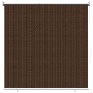 vidaXL Buitenrolgordijn 90% UV-blok Bruin 120 x 230 cm HDPE