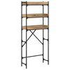 vidaXL Wasmachineplank Artisan Eiken 67 x 25 x 163 cm Bewerkt hout