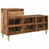 vidaXL Schoenenkast 102 x 36 x 60 cm Bewerkt hout Oud hout