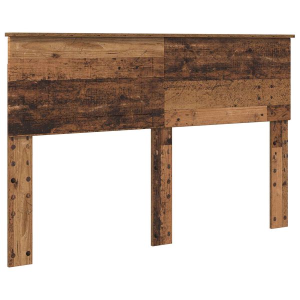 vidaXL Hoofdbord Oud Hout 140 cm Bewerkt hout