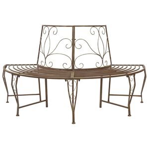 vidaXL Boom bank 4-Aantal zitplaatsen 160 x 80 x 89 cm Staal