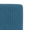 vidaXL Eetkamerstoelen 2 st fluweel blauw