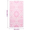 vidaXL Buitenkleed ARAKIL 120x180 cm PP roze