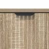 vidaXL Dressoir met lade Sonoma eiken 79.5 x 33 x 82 cm Bewerkt hout
