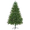 vidaXL Kerstboom met 300 LED met standaard Groen 180 cm PE
