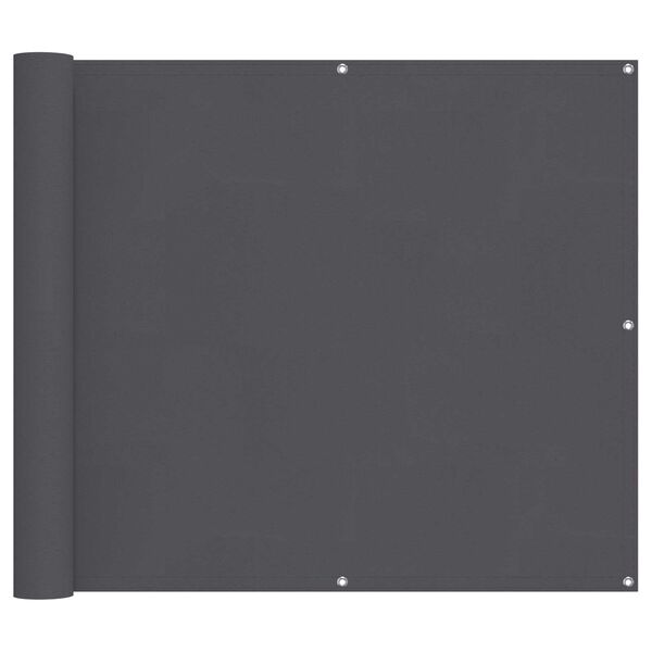 vidaXL Balkon Scherm PU gecoat oxford alu