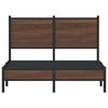 vidaXL Bedframe zonder matras metaal bruin eikenkleurig 120x190 cm