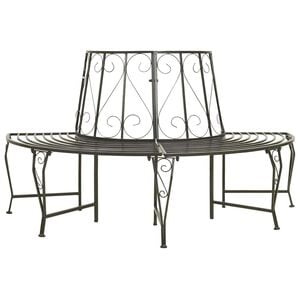 vidaXL Boombanken 1-Aantal zitplaatsen &Oslash; 160 x 89 cm Staal