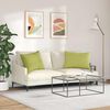 vidaXL Sofa Kussens 2 stuks Lichtgroen 70 x 50 cm Stof