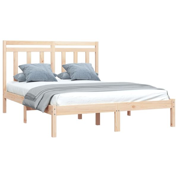 vidaXL Bedframe massief hout 150x200 cm