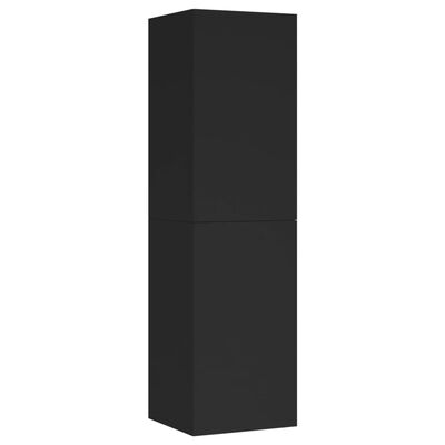 vidaXL Tv-meubel 30,5x30x110 cm spaanplaat zwart