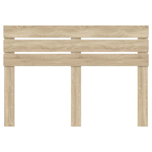 vidaXL Hoofdbord Sonoma Eiken 150 cm Bewerkt hout