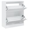 vidaXL Schoenenkast 80x34x96,5 cm bewerkt hout wit