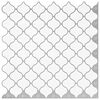 vidaXL Lanturn Tegel 20 st Wit 27 x 27 cm Polyurethaan en PET