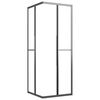 vidaXL Douchecabine 80x80x180 cm mat ESG zwart