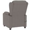vidaXL Massagestoel stof taupe