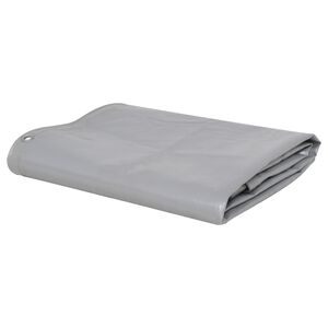 vidaXL Dekzeil 650 g/m&sup2; 2x3 m grijs