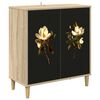 vidaXL Dressoir BREMEN Sonoma 69 x 33 x 75 cm Bewerkt hout