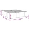 vidaXL Boxspring met matras stof zwart 180x200 cm