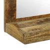 vidaXL Badkamer Spiegel Bruin 50 x 22 x 70 cm Massief Mango Hout