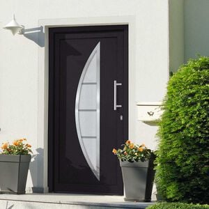 vidaXL Voordeur 98x190 cm antraciet