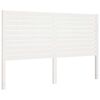 vidaXL Hoofdbord 166x4x100 cm massief grenenhout wit