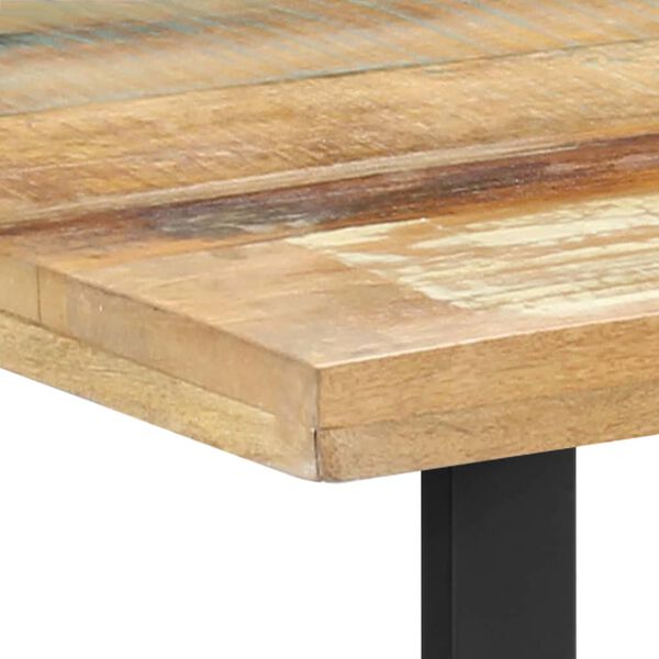 vidaXL Eettafel 120x60x76 cm massief gerecycled hout