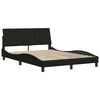 vidaXL Bedframe zonder matras "Hanko" 120x200 cm stof zwart