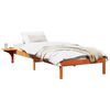 vidaXL Bedframe Wasbruin 90 x 200 cm Massief grenenhout