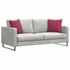 vidaXL Sofa Kussens 2 stuks Wijnrood 45 x 45 cm Cordstof