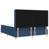 vidaXL Boxspring bed met matras Blauw 180 x 200 cm Stof