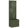 vidaXL Tuin Privacy Screen Olijfgroen 50 x 150 cm Koudgewalst staal