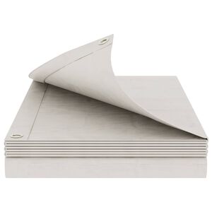 vidaXL Zeil met Oogjes Wit 2 x 3 m 180 gsm PE