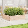 vidaXL Plantenbak 90x90x23 cm massief grenenhout