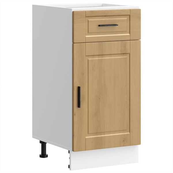 vidaXL Onderkast "Porto" bewerkt hout artisanaal eikenkleur