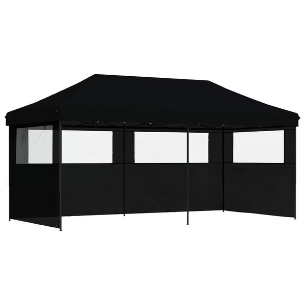 vidaXL Partytent Zwart 292 x 580 x 315 cm Oxford Stof