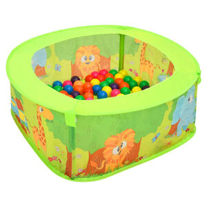 vidaXL Ballenbak voor kinderen met 300 ballen 75x75x32 cm