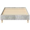 vidaXL Bedframe Beton Grijs 203 x 93 x 25 cm Bewerkt hout