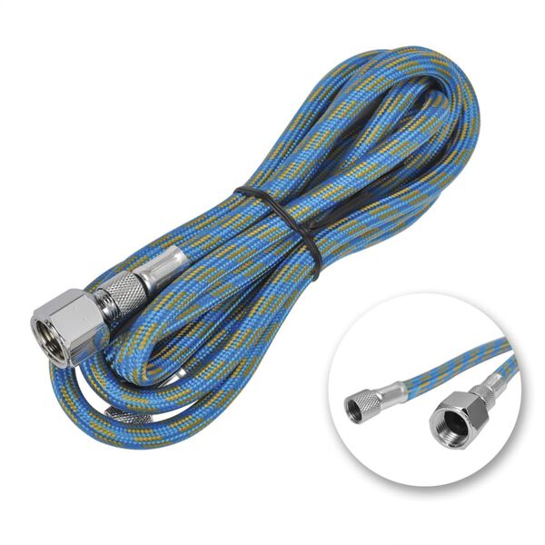 Airbrush set met glazen beker 0,2 / 0,3 / 0,5 mm mondstukken