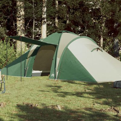 vidaXL Tent 6-persoons waterdicht groen