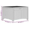 vidaXL Tuinbox 60x54x41 cm PP rattan grafietkleurig