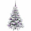 vidaXL Kunstkerstboom met 150 LED met standaard Groen 120 cm PE en PVC