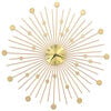 vidaXL Wandklok 70 cm metaal goudkleurig